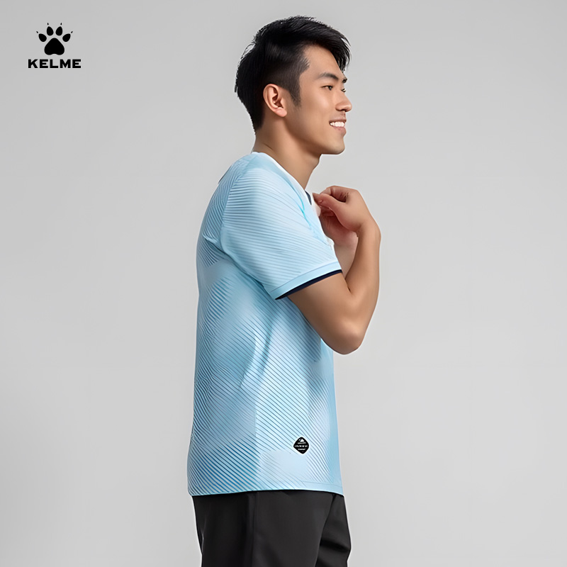 KELME卡尔美短袖训练服男夏季新款足球透气上衣薄款专业运动T恤 - 图2