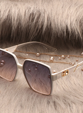 美帕尼防晒简约白色树脂偏光眼镜