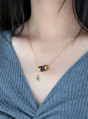 天然越南芽庄白奇楠沉香项链沉水