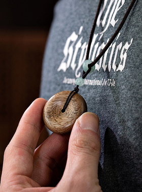 印尼加里曼丹沉香民族风平安扣