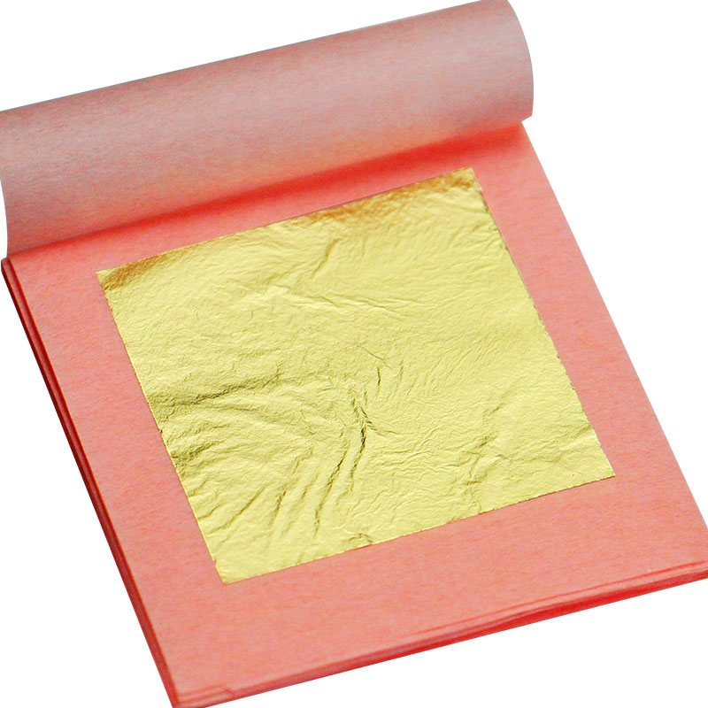 金线牌可食用金箔纸24K纯金铂纸贴泊蛋糕烘焙