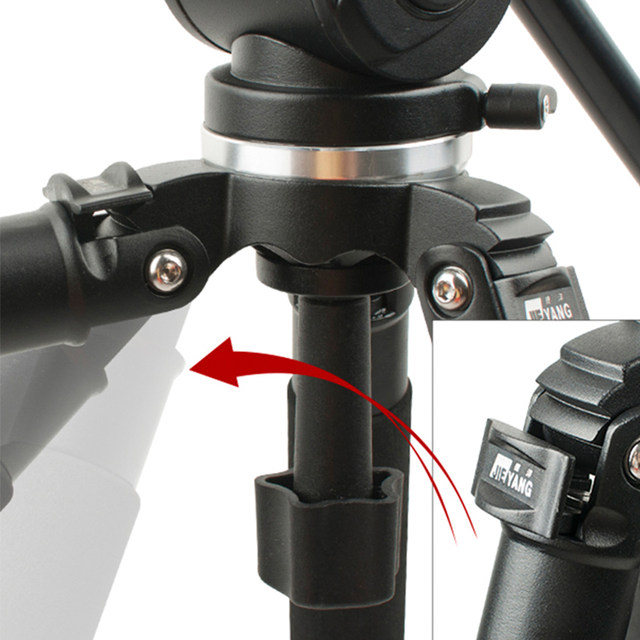 Jean-York JY0509 tripod professionally applicable to Canon Sony photography camera SLR hydraulic damping slide rail tripod 1.8 meters gimbal wedding micro movie DV video aluminum alloy bracket