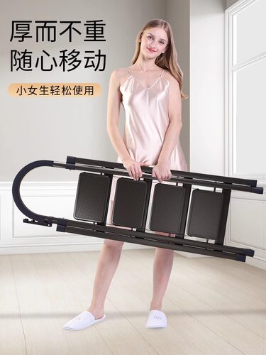 家用梯子折叠伸缩多功能人字梯加厚室内轻便升降防摇晃登高小楼梯 - 图1