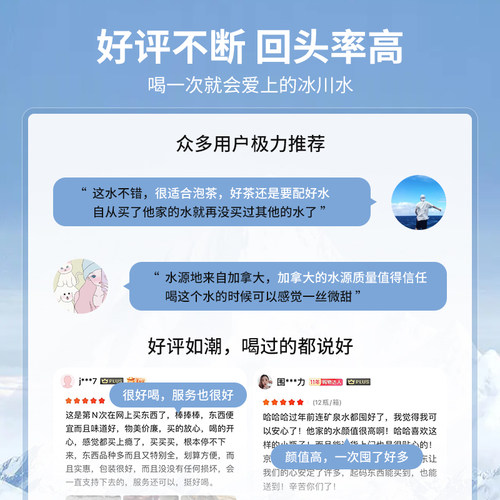 芬尼湾（FANNYBAY）加拿大进口天然饮用水5L*4桶家庭装弱碱饮用水 - 图0