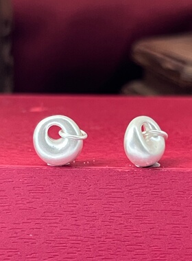 S999足银小胖福吊坠隔珠DIY