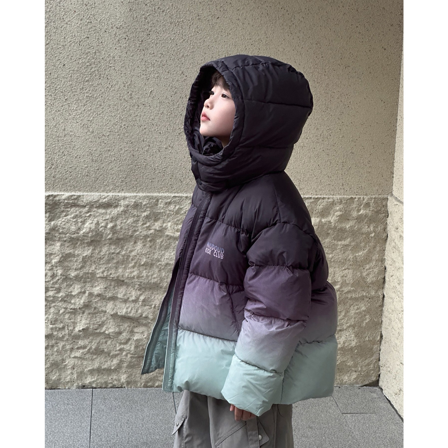 牛哆哆童装儿童羽绒服2025冬新款中大童渐变加厚外套白鸭绒65139,淘宝优惠券,粉丝福利购,淘宝优惠卷