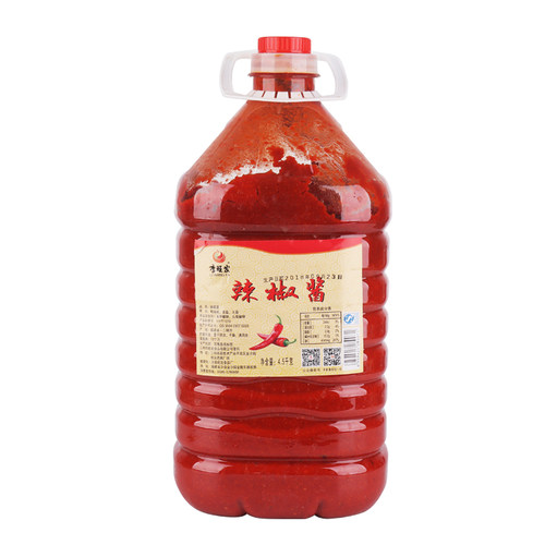 沙县旺发小吃配料蒜香味味辣椒酱超辣香辣四川辣椒酱净重9斤 - 图3