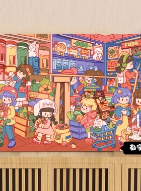 【嬛嬛过生日】diy数字油画惊鸿舞手工绘画填涂色丙烯装饰油彩画