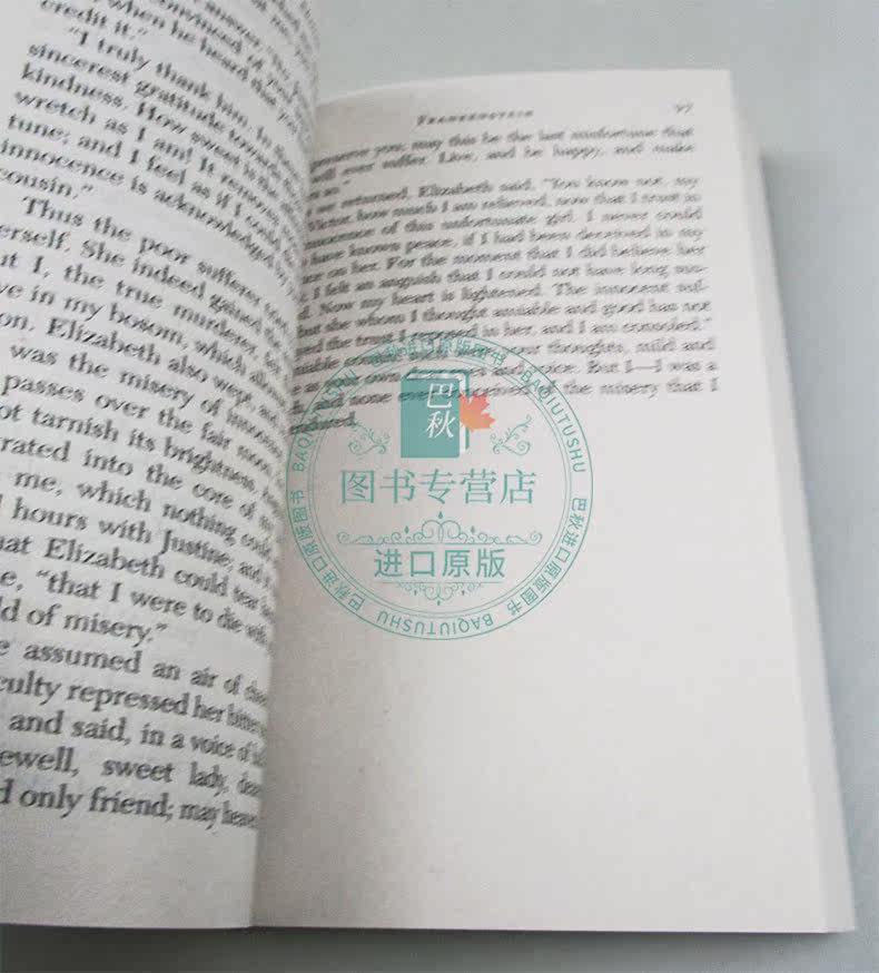 预售英文原版小说frankenstein 科学怪人弗兰克斯坦英文版经典名著文学小说玛丽雪莱mary Shelley 进口英语书籍