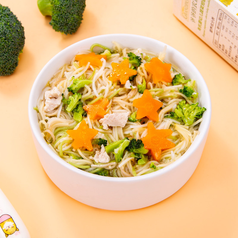爷爷的农场婴幼儿有机营养混合短面宝宝辅食面条小包装儿童短面