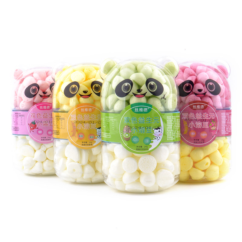 丝维德双拼宝宝溶豆果蔬奶豆入口易溶儿童零食非宝宝辅食口感酥脆