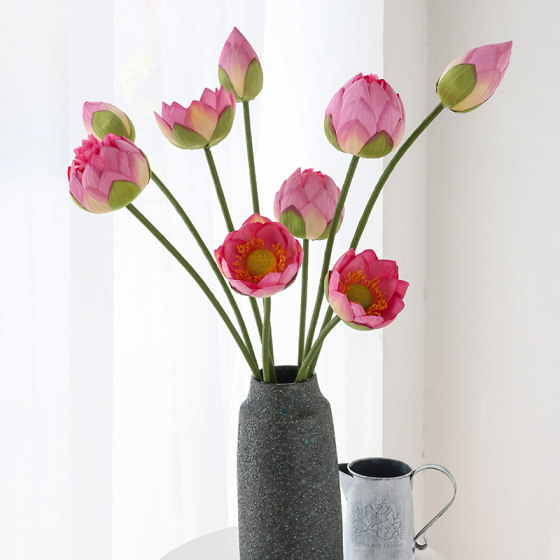 New Chinese style simulated lotus lotus ornaments shooting props