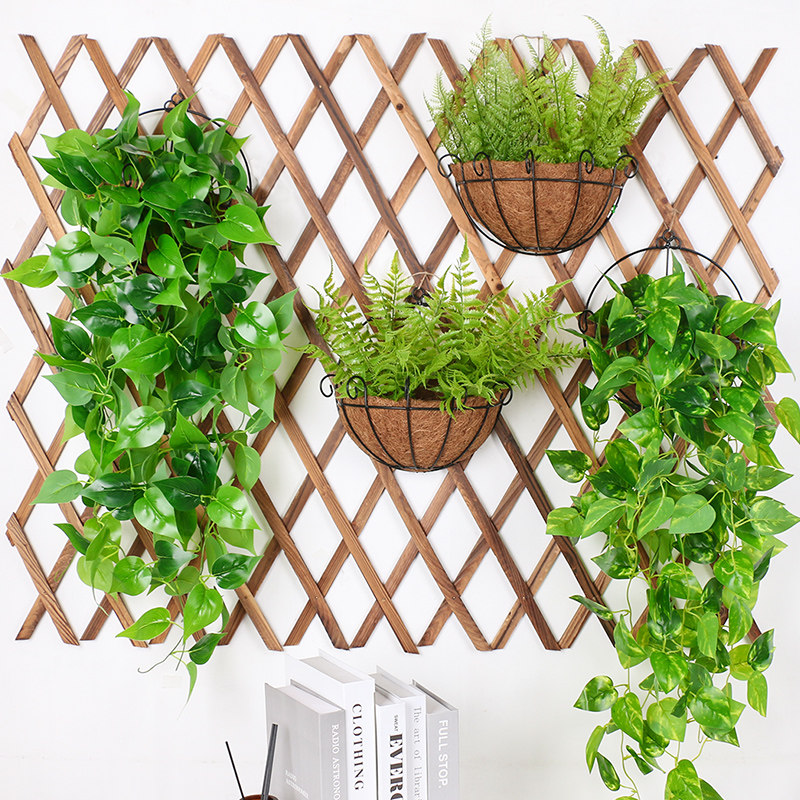 田园壁挂花篮藤编吊篮花盆墙面室内家居装饰花器插花手工草编织篮,淘宝优惠券,粉丝福利购,淘宝优惠卷