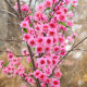 Simulated peach blossom branch for living room fake single floor-standing cherry blossom branch