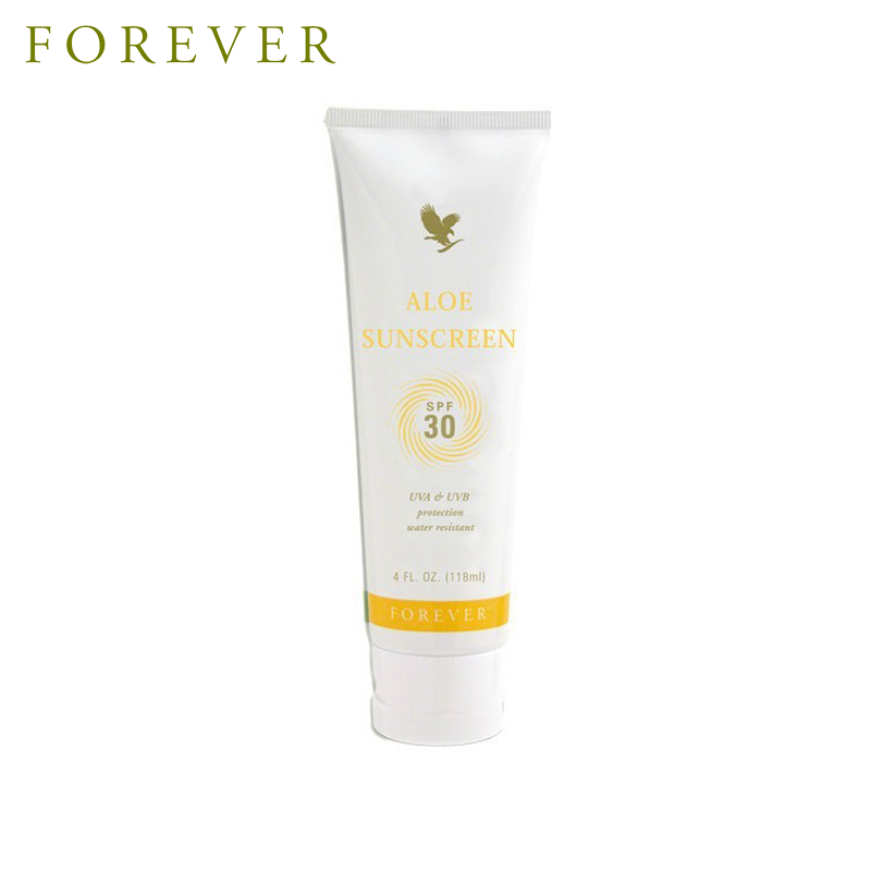 美国原装进口forever Sunscreen芦荟防晒乳SPF30防水女户外隔离霜 - 图0