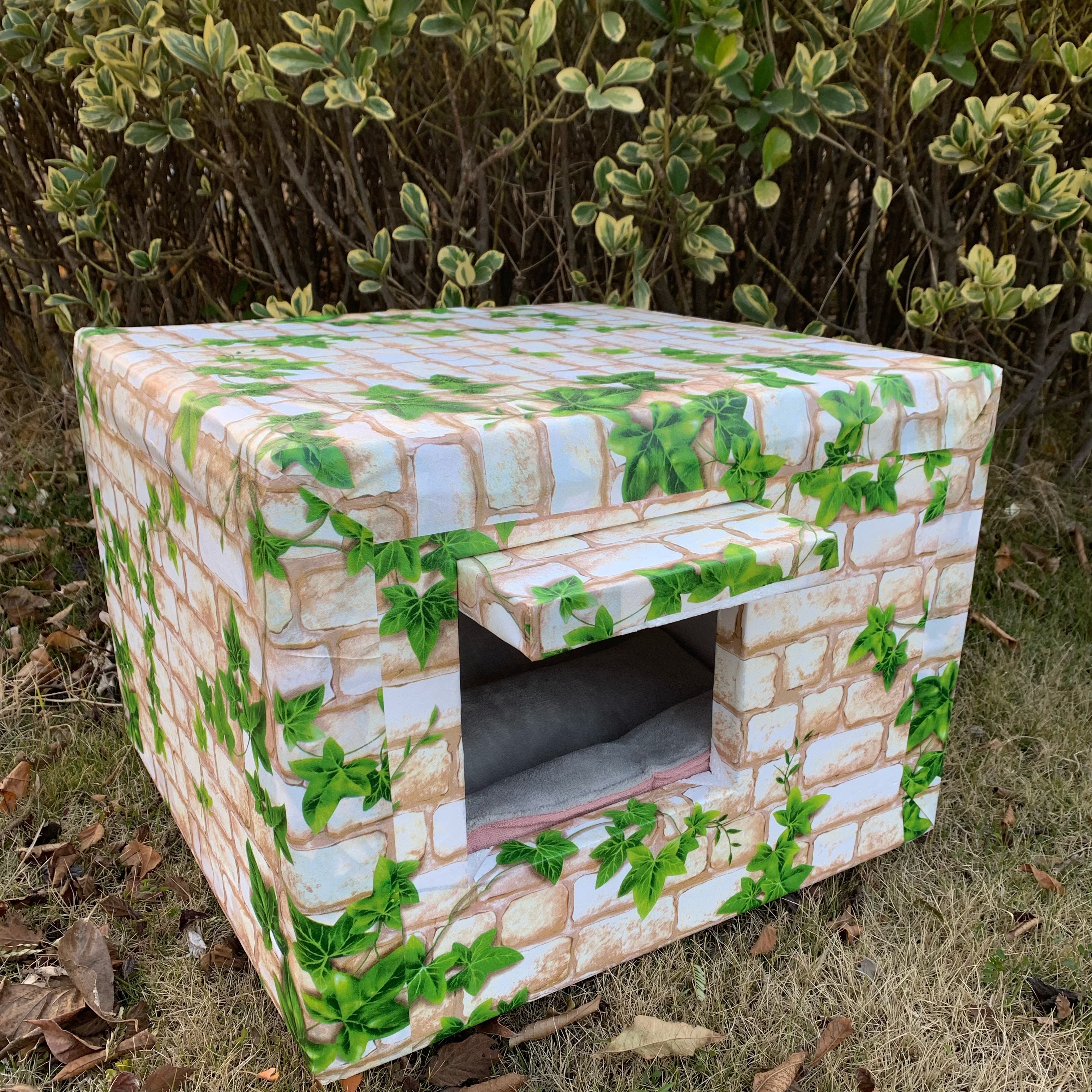 流浪猫窝室外防水防雨保暖泡沫狗窝四季通用冬季猫舍猫屋野猫包邮 - 图2