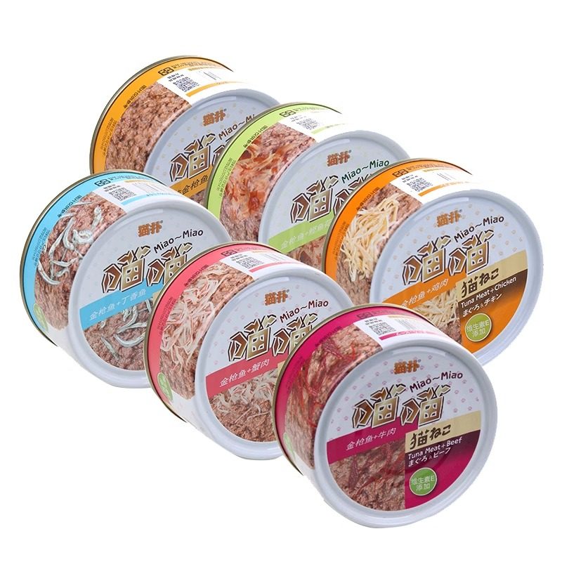 猫扑喵喵猫罐头170g*48罐成猫幼猫零食补充营养猫咪湿粮整箱48罐,淘宝优惠券,粉丝福利购,淘宝优惠卷