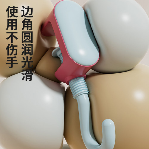 书包挂钩学生桌边课宿舍可调节挂包神器强力承重桌面背包卡扣钩 - 图0