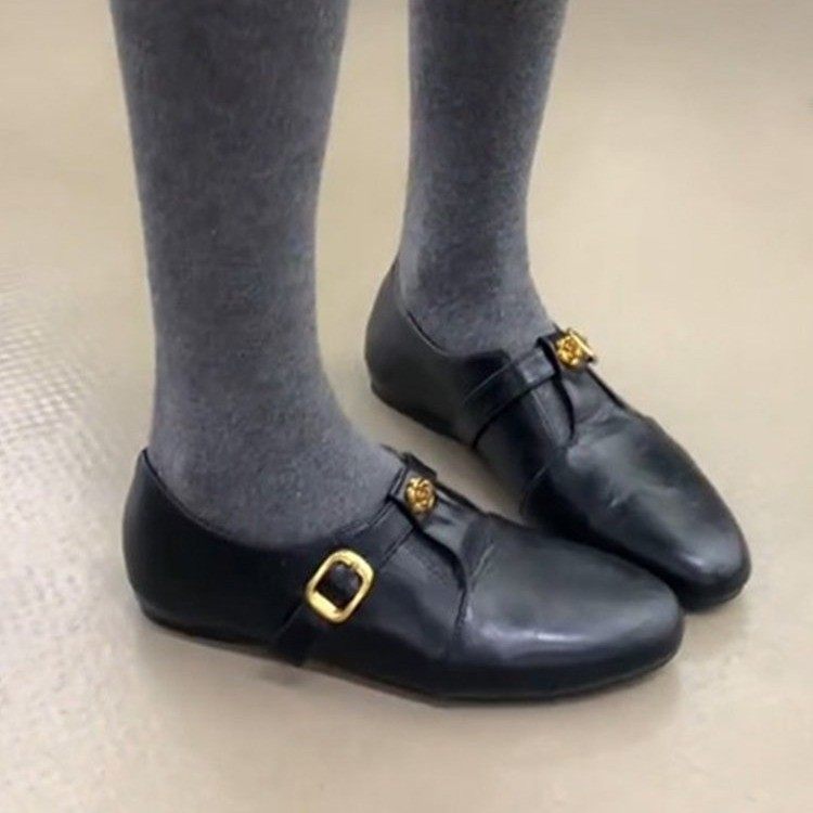平底玛丽珍鞋女2026新款春季一字带小皮鞋山茶花英伦复古通勤单鞋,淘宝优惠券,粉丝福利购,淘宝优惠卷