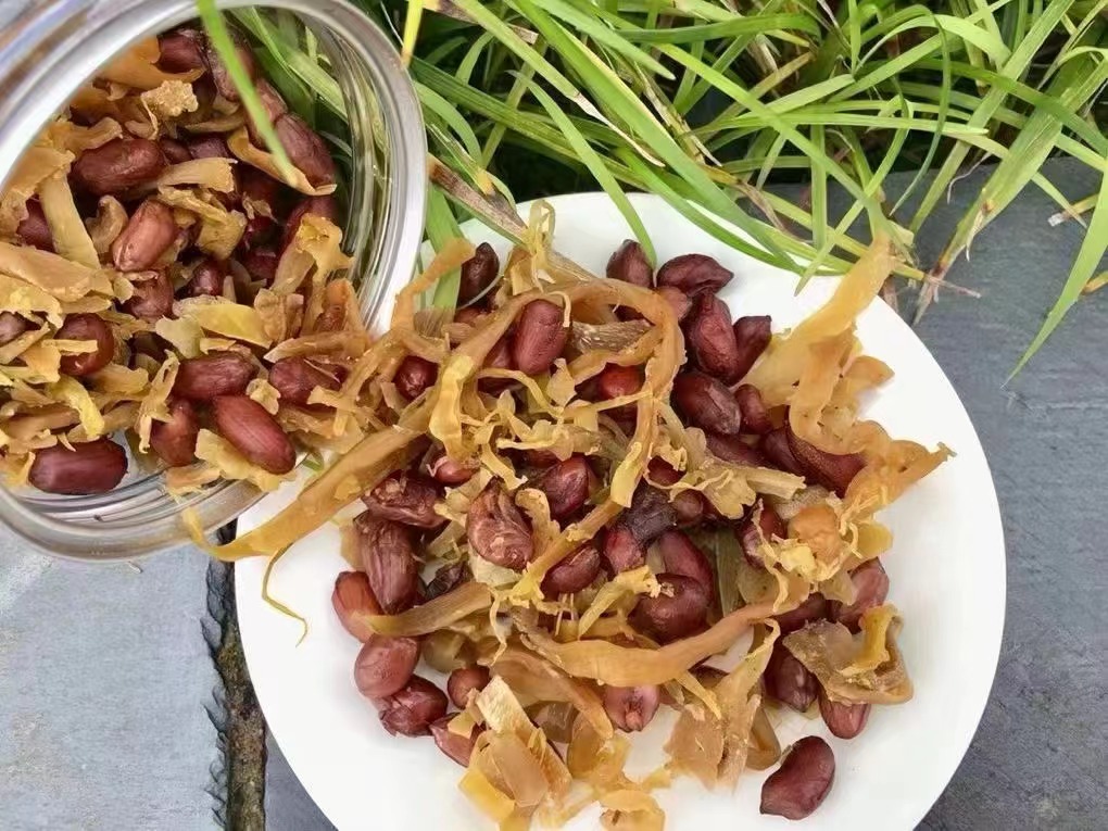 临安多味笋丝花生嫩笋尖笋干豆开袋即食笋尖杭州天目山特产零食 - 图1