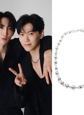 邱宇辰同款单双圈相伴项链黄宏轩