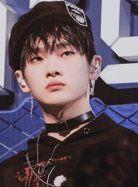 choker黑色颈链皮项圈周震南同款