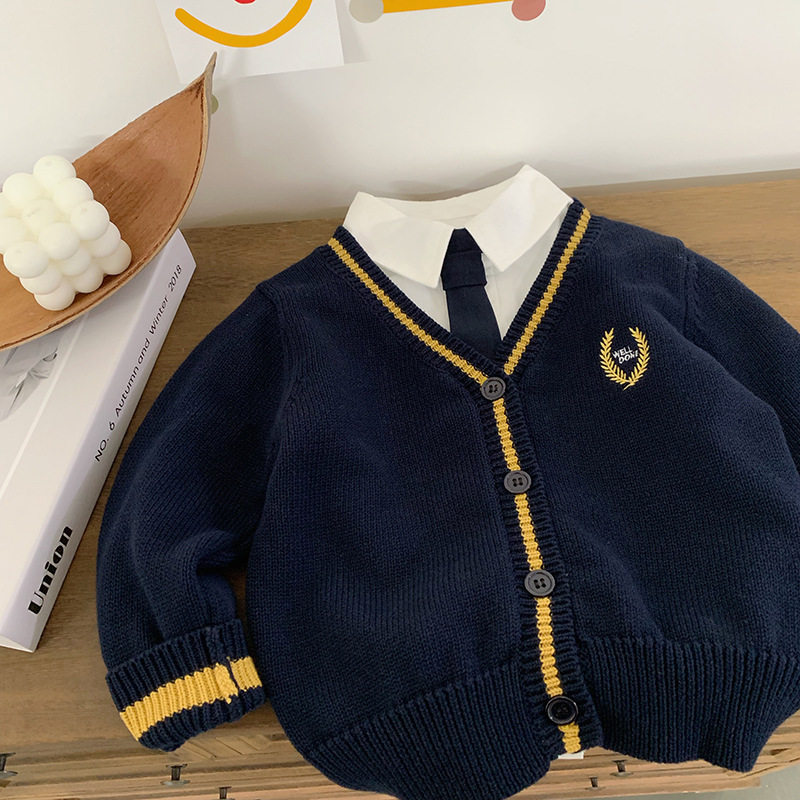 童装男童学院风套装白色领带衬衫针织马甲开衫西裤生日礼服,淘宝优惠券,粉丝福利购,淘宝优惠卷