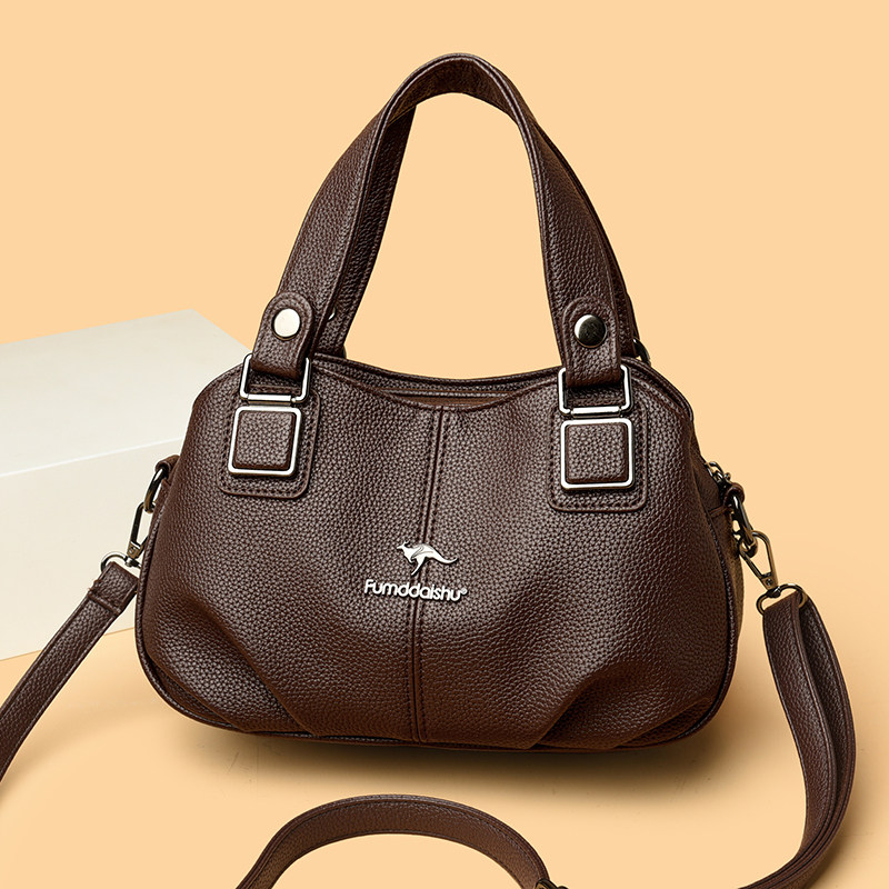 真皮女包2025新款时尚大容量高级感手提包中年妈妈女士单肩斜挎包,淘宝优惠券,粉丝福利购,淘宝优惠卷