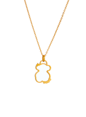 小熊项链女ins风简约气质锁骨链2024年新款潮网红吊坠配饰