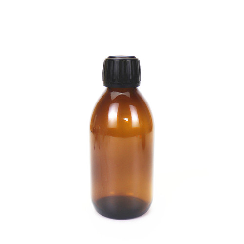 500ml棕色小口化学试剂瓶玻璃500ml口服液药水瓶茶色样品空瓶带盖 - 图3