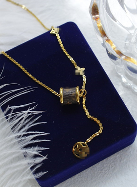 钛钢女不褪色锁骨链精致高级感