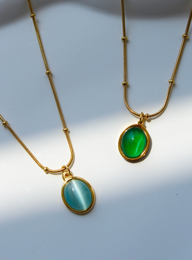 女不怕水不掉色项链轻奢小众设计