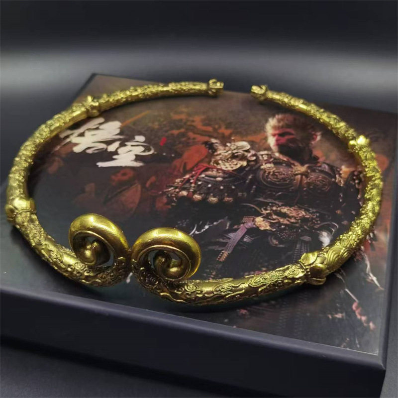 黑神话悟空游戏周边合金模型紧箍咒道具戒指徽章项链实体收藏版