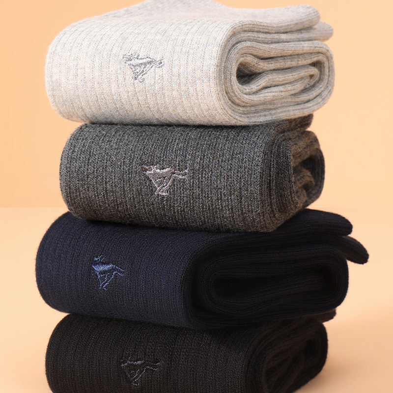 七匹狼男士袜子长筒袜纯棉中筒袜秋冬季高筒吸汗防臭全棉长袜运动,淘宝优惠券,粉丝福利购,淘宝优惠卷