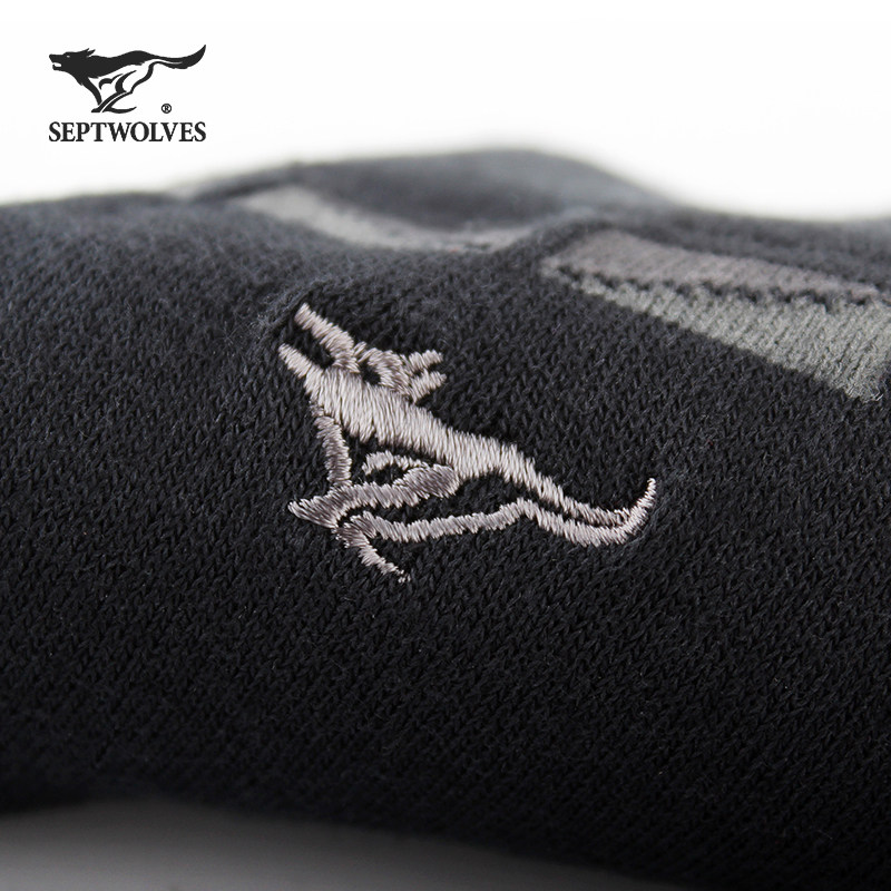 七匹狼正品秋冬季吸汗中筒纯棉袜子 七匹狼内衣短袜/打底袜/丝袜/美腿袜