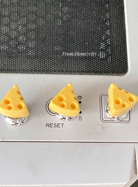 奶酪造型电脑开机键按键贴饰