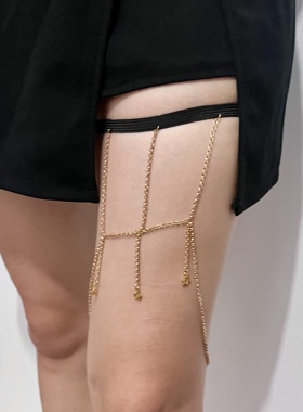 时尚性感弹力绷带大腿链女欧美