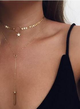 欧美街拍手工亮片流苏时尚饰品