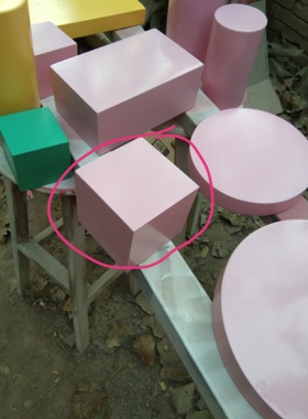 摄影几何体套装拍照道具正方体立方体淘宝化妆品包包拍摄摆件道具