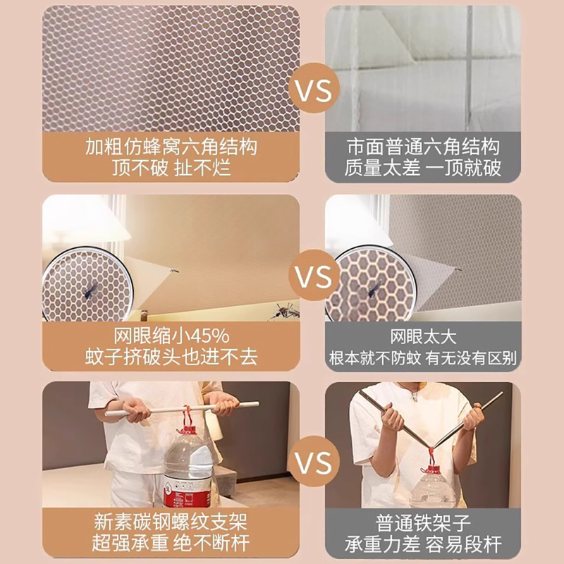 2024新款蚊帐家用卧室防止掉床高级蒙古包免安装儿童婴儿防摔全底,淘宝优惠券,粉丝福利购,淘宝优惠卷