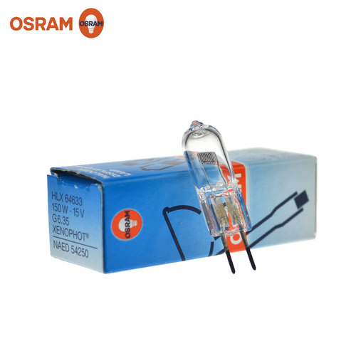 OSRAM欧司朗卤素灯HLX 64633 15V150W 卤素灯珠仪器灯泡插脚射灯 - 图1