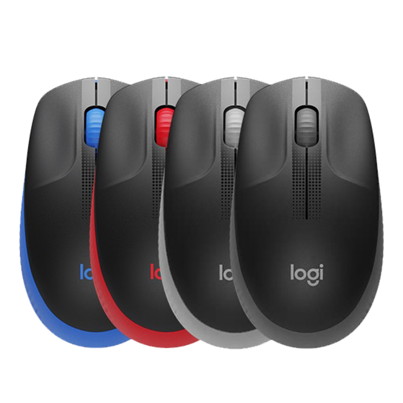 Logitech罗M190技办公家用中大型鼠标电脑无线鼠标便携办公游戏-图0