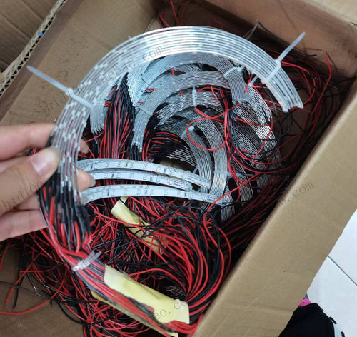 新款360度LED光感恶魔眼3寸双光透镜改装升级大灯装饰灯通用型 - 图3