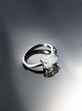 天然翡翠A货糯冰貔貅咬铜钱