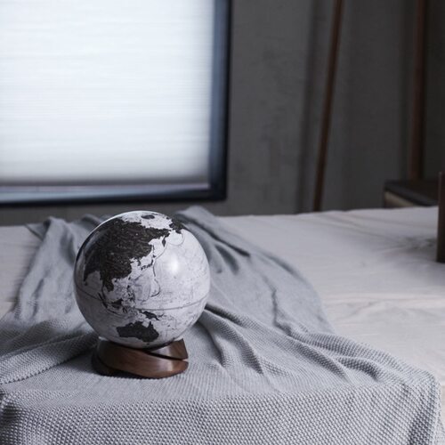 螺旋底座地球仪 [不然otherwise x HomelyGlobe宏微地球] - 图0