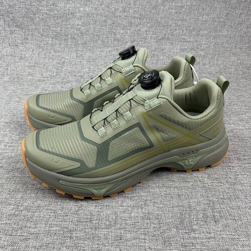 外贸西班牙男女同款越野跑鞋春夏透气防滑登山鞋便捷旋转扣徒步鞋 - 图1