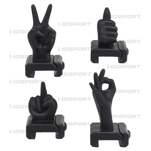 WoSporT 搞怪准星 趣味瞄准 4件套新奇手指准星 尼龙材质坚固耐用 - 图3