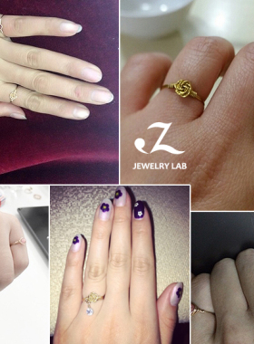 原创玫瑰花戒指复古金色蔷薇