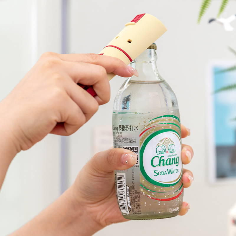 阿楹 创意可爱啤酒开瓶器冰箱贴磁吸多功能启瓶盖器家用起子扳手 - 图1