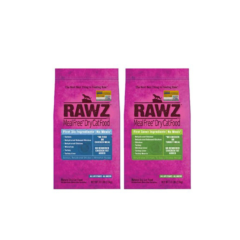 领养之家 官方正品RAWZ罗斯低温蒸煮幼猫猫全价膨化粮成猫猫粮价